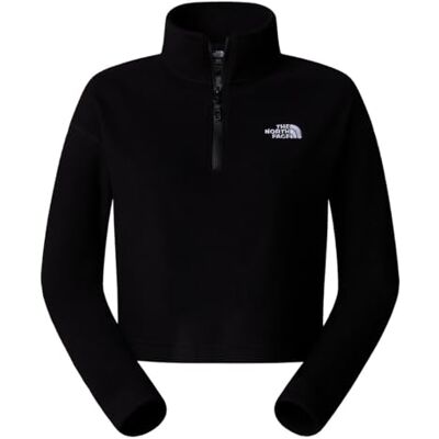 THE NORTH FACE 4H01 100 Glacier Cropped ¼ Zip Sweatshirt Mujer TNF Black-NPF Tamaño S THE NORTH FACE 4H01 100 Glacier Cropped ¼ Zip Sweatshirt Mujer TNF Black-NPF Tamaño S