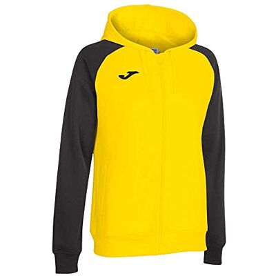 Joma Mujer Sudadera con Capucha, Amarillo-Negro, XXL Joma Mujer Sudadera con Capucha, Amarillo-Negro, XXL