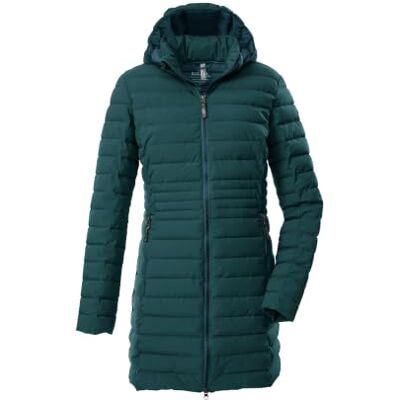 G.I.G.A. DX Parka acolchada para mujer en aspecto de plumón con capucha desmontable GW 77 WMN QLTD PRK, color azul oscuro, 44, G.I.G.A. DX Parka acolchada para mujer en aspecto de plumón con capucha desmontable GW 77 WMN QLTD PRK, color azul oscuro, 44,