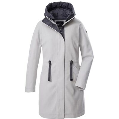 G.I.G.A. DX Mujer Parka/abrigo polar con capucha desmontable GW 46 WMN PRK, grau-melange, 42, G.I.G.A. DX Mujer Parka/abrigo polar con capucha desmontable GW 46 WMN PRK, grau-melange, 42,