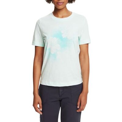 ESPRIT Camiseta, 390/Light Aqua Gre, M para Mujer ESPRIT Camiseta, 390/Light Aqua Gre, M para Mujer