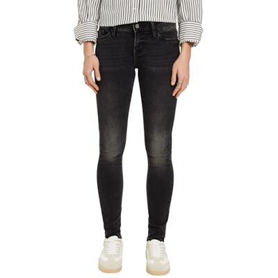 ESPRIT Jeans para Mujer, 911/Black Dark Wash, 25W / 32L ESPRIT Jeans para Mujer, 911/Black Dark Wash, 25W / 32L