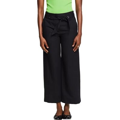 ESPRIT Pantalones de Mujer, Negro, 32W x 26L ESPRIT Pantalones de Mujer, Negro, 32W x 26L