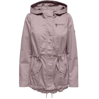 ONLY Onllorca Life Canvas Parka CC Otw, Burnished Lilac, S Mujeres ONLY Onllorca Life Canvas Parka CC Otw, Burnished Lilac, S Mujeres