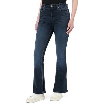Boss Pantalones Vaqueros para Mujer C_Rosa Bootcut Slit, Azul Oscuro, 33W / 32L Boss Pantalones Vaqueros para Mujer C_Rosa Bootcut Slit, Azul Oscuro, 33W / 32L