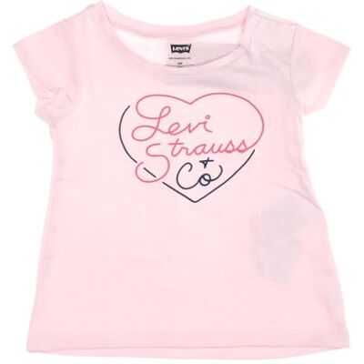 LEVIS Camiseta Marca Modelo T-Shirt Rose Fille Graphic Top LEVIS Camiseta Marca Modelo T-Shirt Rose Fille Graphic Top