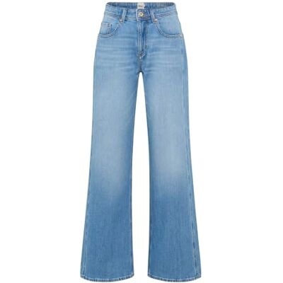 BRAX Pantalones Vaqueros de Pierna Ancha para Mujer, 28 Used Light Blue, 26W / 30L BRAX Pantalones Vaqueros de Pierna Ancha para Mujer, 28 Used Light Blue, 26W / 30L