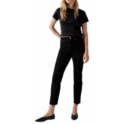 Levi's 501 Crop Vaqueros, Black Sprout, 25W / 26L Mujer Levi's 501 Crop Vaqueros, Black Sprout, 25W / 26L Mujer