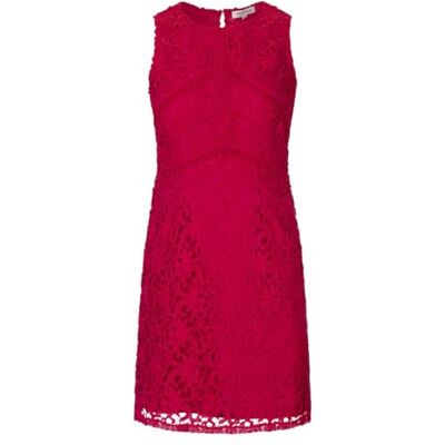 Morgan Vestido corto recto encaje Rosa 36 Morgan Vestido corto recto encaje Rosa 36