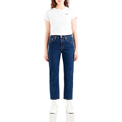 Levi's 501 Crop Vaqueros, Salsa Stonewash, 24W / 30L Mujer Levi's 501 Crop Vaqueros, Salsa Stonewash, 24W / 30L Mujer