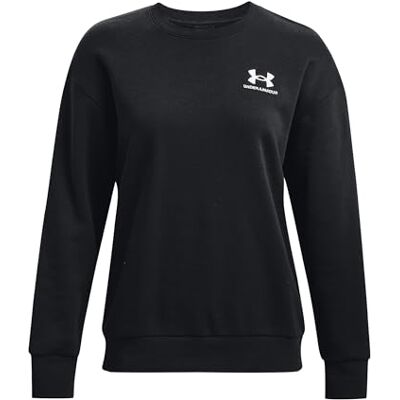 Under Armour ESS Fleece Sweatshirt Damen Schwarz L Under Armour ESS Fleece Sweatshirt Damen Schwarz L