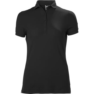 Helly Hansen W Crewline Polo Camisa, Negro, S para Mujer Helly Hansen W Crewline Polo Camisa, Negro, S para Mujer