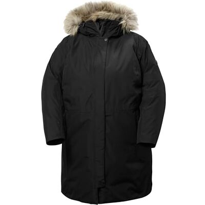 Helly Hansen Helly-Hansen Womens W Senja Plus Parka, Negro, 3X Helly Hansen Helly-Hansen Womens W Senja Plus Parka, Negro, 3X