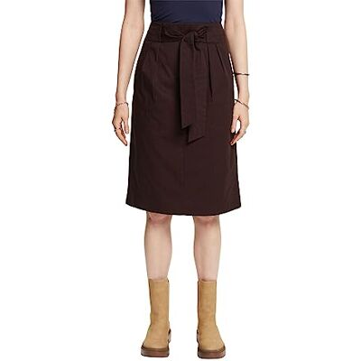 ESPRIT Falda, 200/marrón Oscuro, 40 para Mujer ESPRIT Falda, 200/marrón Oscuro, 40 para Mujer