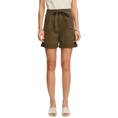 ESPRIT Pantalones Cortos para Mujer, 350/verde Caqui., 36 ESPRIT Pantalones Cortos para Mujer, 350/verde Caqui., 36