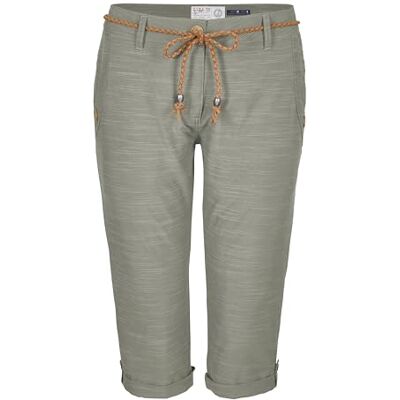 G.I.G.A. DX Mujer Pantalón Capri con cinturón GS 93 WMN PNTS, helloliv, 46, G.I.G.A. DX Mujer Pantalón Capri con cinturón GS 93 WMN PNTS, helloliv, 46,