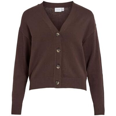 Vila Viril V-Neck Knit Cardigan Noos Viril Noos Cárdigan de Punto con Cuello en V Mujer (Pack de 1) Vila Viril V-Neck Knit Cardigan Noos Viril Noos Cárdigan de Punto con Cuello en V Mujer (Pack de 1)