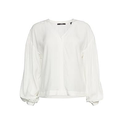 ESPRIT Blusa para Mujer, 110/Blanco Roto, M ESPRIT Blusa para Mujer, 110/Blanco Roto, M