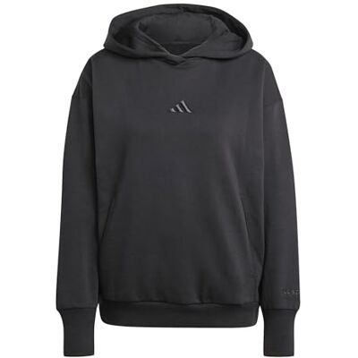 Adidas Donna All SZN Fleece Loose Hoodie, Black, XXS Adidas Donna All SZN Fleece Loose Hoodie, Black, XXS