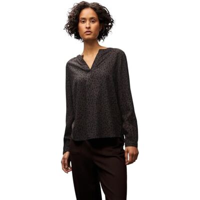 Street One 3412286 Blusa Leo Cuello Dividido, marrón extraoscuro, 38 Mujeres Street One 3412286 Blusa Leo Cuello Dividido, marrón extraoscuro, 38 Mujeres
