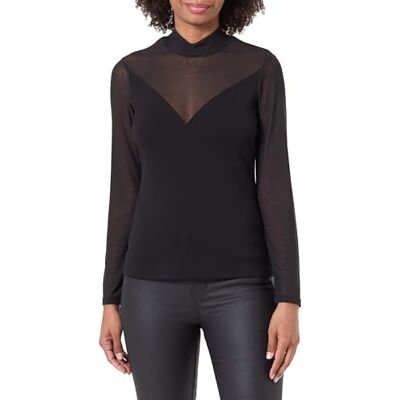 Morgan T- Camisetas de Manga Corta para Mujer, Negro, L Morgan T- Camisetas de Manga Corta para Mujer, Negro, L