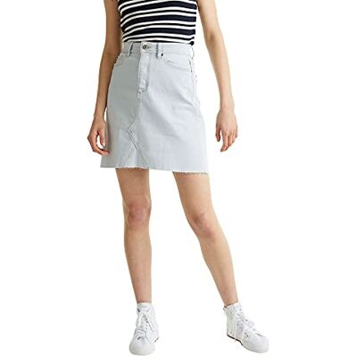 ESPRIT edc by Mujer Falda, 904/Blue Bleached, 38 ESPRIT edc by Mujer Falda, 904/Blue Bleached, 38