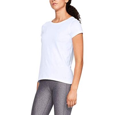 Under Armour UA HeatGear Armour Short Sleeve Camiseta, Mujer Under Armour UA HeatGear Armour Short Sleeve Camiseta, Mujer