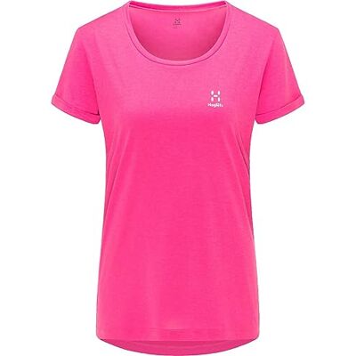 Haglöfs Ridge Hike tee Women T-Shirt Mujer Ultra Pink Tamaño XS Haglöfs Ridge Hike tee Women T-Shirt Mujer Ultra Pink Tamaño XS