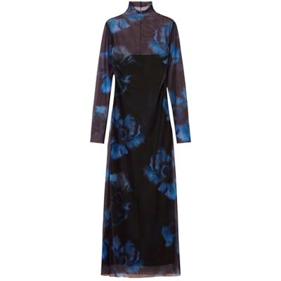 Desigual Vestido de Manga Larga para Mujer Vestido Mujer (Pack de 1) Desigual Vestido de Manga Larga para Mujer Vestido Mujer (Pack de 1)