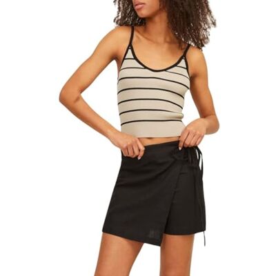 JJXX Jack & Jones Jxesther Mallas Cortas de Punto, Gris, M JJXX Jack & Jones Jxesther Mallas Cortas de Punto, Gris, M