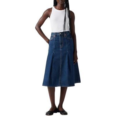Levi's Falda Midi Plisada Slightly Circular, Slightly Circular, 26W Levi's Falda Midi Plisada Slightly Circular, Slightly Circular, 26W