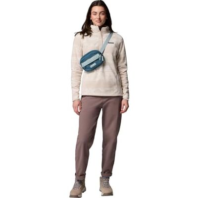 Columbia Benton Springs Suéter estampado Broche a Presión Medio, Capa exterior de forro polar, Tela acogedora, Cuello alto, Cierre con broches, Ribete de comodidad Mujer Columbia Benton Springs Suéter estampado Broche a Presión Medio, Capa exterior de forro polar, Tela acogedora, Cuello alto, Cierre con broches, Ribete de comodidad Mujer