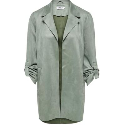 ONLY Onljoline Faux Suede Coat Life Otw CC Abrigo, Almohadilla de Lirio, L Mujeres ONLY Onljoline Faux Suede Coat Life Otw CC Abrigo, Almohadilla de Lirio, L Mujeres