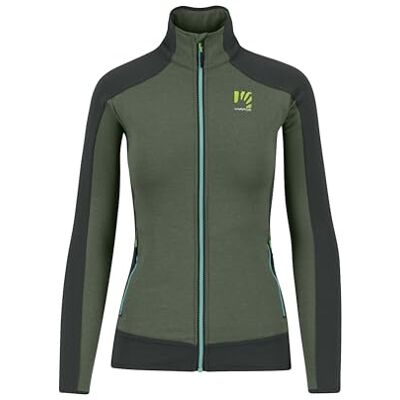 Karpos 2500492-024 ODLE W Fleece Sweatshirt Mujer Thyme/Black Sand Tamaño S Karpos 2500492-024 ODLE W Fleece Sweatshirt Mujer Thyme/Black Sand Tamaño S