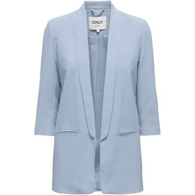 ONLY Onlelly 3/4 Life Blazer Tlr Noos Blazer, Mujer, Color Azul., 42 ONLY Onlelly 3/4 Life Blazer Tlr Noos Blazer, Mujer, Color Azul., 42
