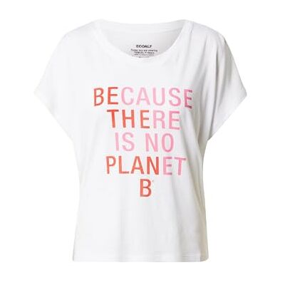 ECOALF Camiseta Mujer Rialf, de Algodón Orgánico y Reciclado, con Cuello Redondo, Camiseta sin Mangas, Transpirable y Cómoda, T-shirt con Texto Impreso, Talla L, Color Blanco ECOALF Camiseta Mujer Rialf, de Algodón Orgánico y Reciclado, con Cuello Redondo, Camiseta sin Mangas, Transpirable y Cómoda, T-shirt con Texto Impreso, Talla L, Color Blanco