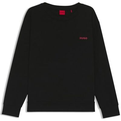 HUGO ID LS-Shirt 10276976 01 Pijama de Manga Larga, Negro, M Mujeres HUGO ID LS-Shirt 10276976 01 Pijama de Manga Larga, Negro, M Mujeres