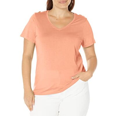 HUE Short Sleeve V-Neck Sleep tee Camiseta de Pijama Mujer HUE Short Sleeve V-Neck Sleep tee Camiseta de Pijama Mujer