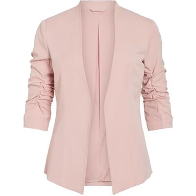 Vila Americana Femenina con Mangas 3/4, Misty Rose., XXL Vila Americana Femenina con Mangas 3/4, Misty Rose., XXL