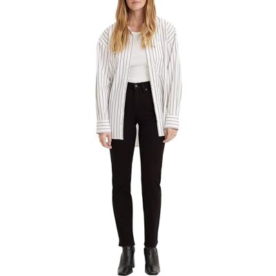 Levi's 724 High Rise Straight, Vaqueros Mujer, Night Is Black, 24W / 28L Levi's 724 High Rise Straight, Vaqueros Mujer, Night Is Black, 24W / 28L