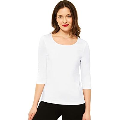 Street One Pania T-Shirt, White, 34 para Mujer Street One Pania T-Shirt, White, 34 para Mujer