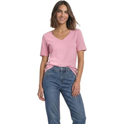 Street One 3229890 Camiseta de Manga Corta con Escote corazón Mujer Street One 3229890 Camiseta de Manga Corta con Escote corazón Mujer