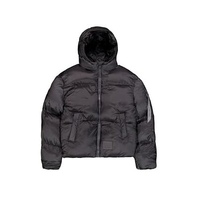 Alpha Cloud Puffer Chaqueta bomber para mujer Vintage Grey M Alpha Cloud Puffer Chaqueta bomber para mujer Vintage Grey M