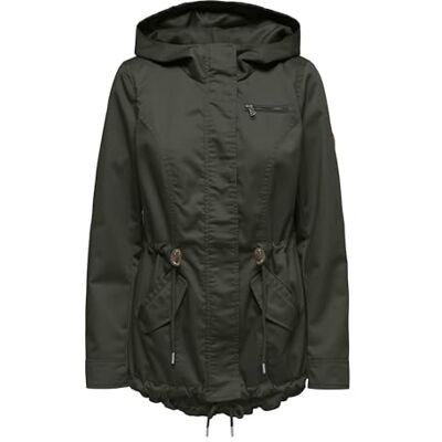 ONLY Onllorca Life-Parka de Lona CC Otw, Kambaba, L Mujer, Kambaba, L ONLY Onllorca Life-Parka de Lona CC Otw, Kambaba, L Mujer, Kambaba, L