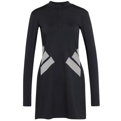 Adidas Mujer Logo Long Sleeve Swim Top Shirt, Black/White, 12 Adidas Mujer Logo Long Sleeve Swim Top Shirt, Black/White, 12