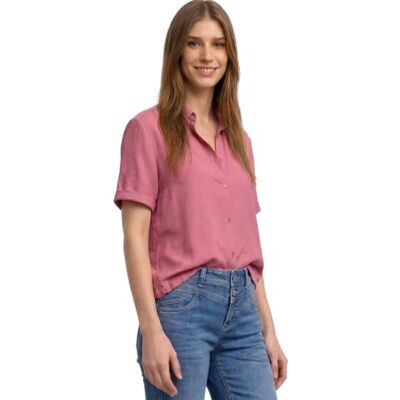 Street One 3413398 Blusa de Manga Corta en Color Liso Mujer (Pack de 1) Street One 3413398 Blusa de Manga Corta en Color Liso Mujer (Pack de 1)