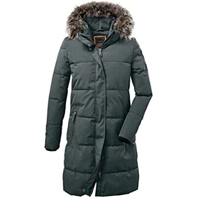 G.I.G.A. DX Women's Parka informal y funcional con estilo plumífero y capucha GW 18 WMN QLTD PRK, verde azulado oscuro, 36, G.I.G.A. DX Women's Parka informal y funcional con estilo plumífero y capucha GW 18 WMN QLTD PRK, verde azulado oscuro, 36,