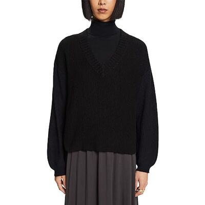 ESPRIT Suéter, Negro, M para Mujer ESPRIT Suéter, Negro, M para Mujer