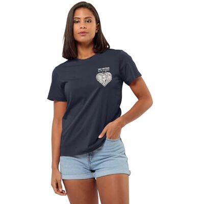Jack Wolfskin Discover Heart T W Camiseta Mujer Jack Wolfskin Discover Heart T W Camiseta Mujer