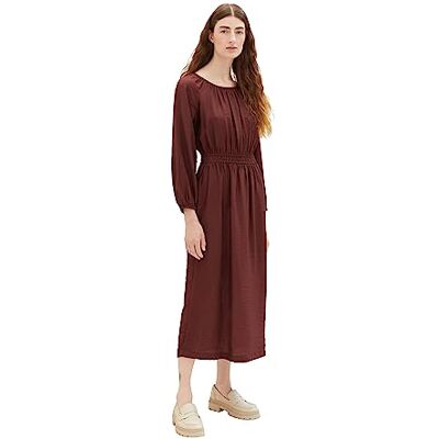 TOM TAILOR Vestido de Mujer, 30337 Raisin, 40 TOM TAILOR Vestido de Mujer, 30337 Raisin, 40